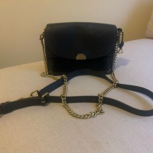 Coach leather:suede crossbody